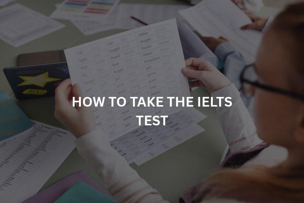 how to take the IELTS test