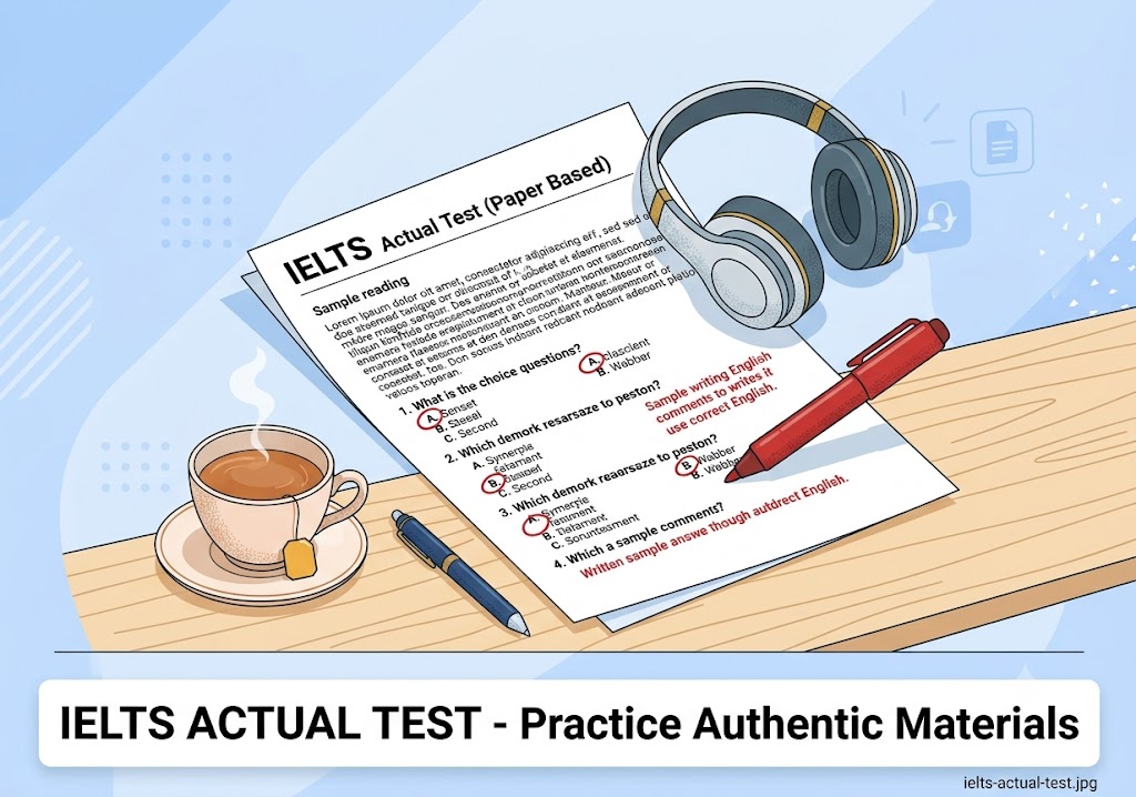 Cẩm nang chinh phục ielts actual test cho sĩ tử