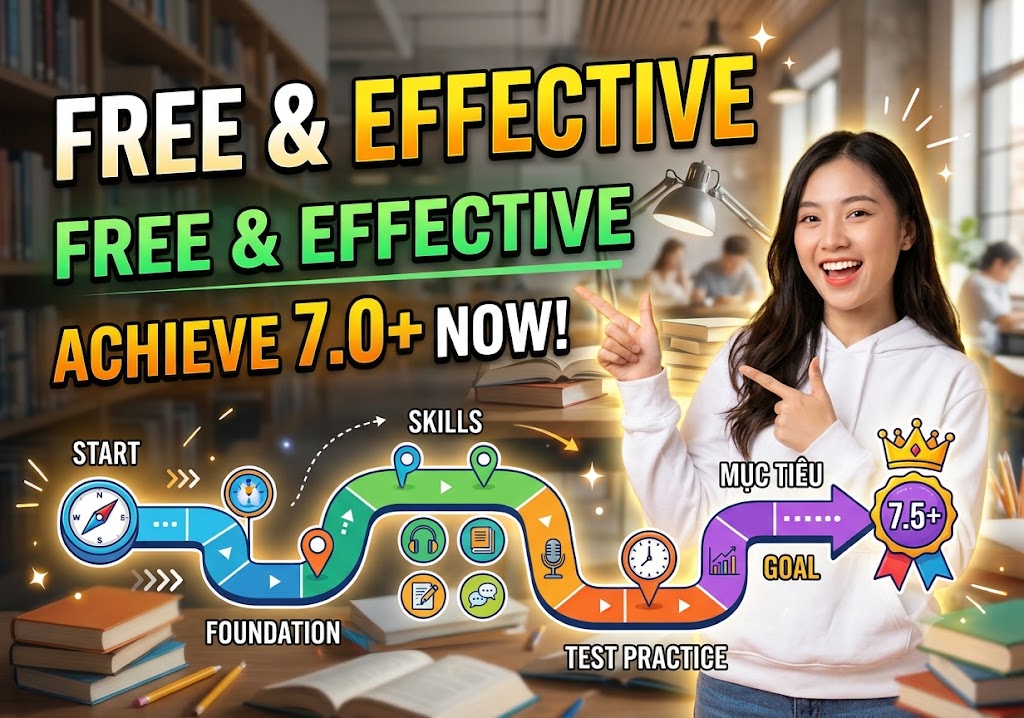 Lộ trình học IELTS cho người mới bắt đầu tại nhà hiệu quả