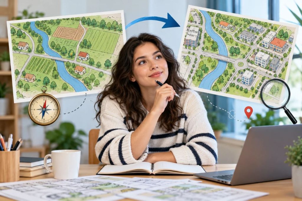IELTS Map Writing Task 1